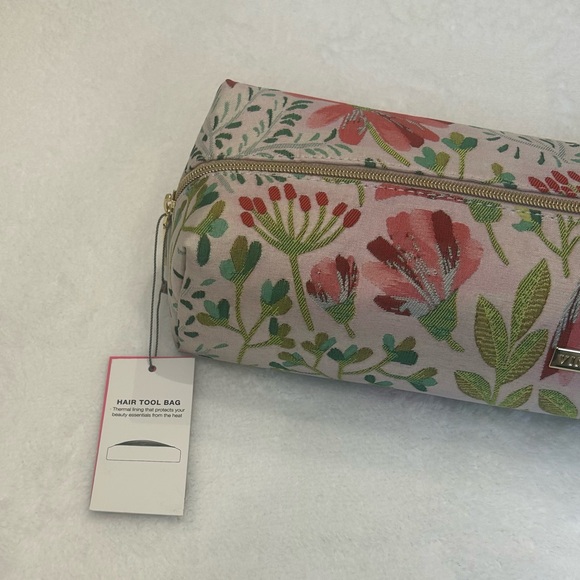 *New* Vince Camuto Multicolored Floral Hair Tool Bag - Picture 11 of 15